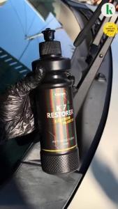 KADEN【K°7 Black Plastic Restorer 300ml】Leather Conditioner｜Dashboard & Plastic Coating 塑料翻新剂 镀晶翻新膏
