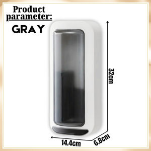 Rotating Utensils Tooth Brush Holder Organizer With Drainer Sticker Wall Mounted Kitchen Rack AT