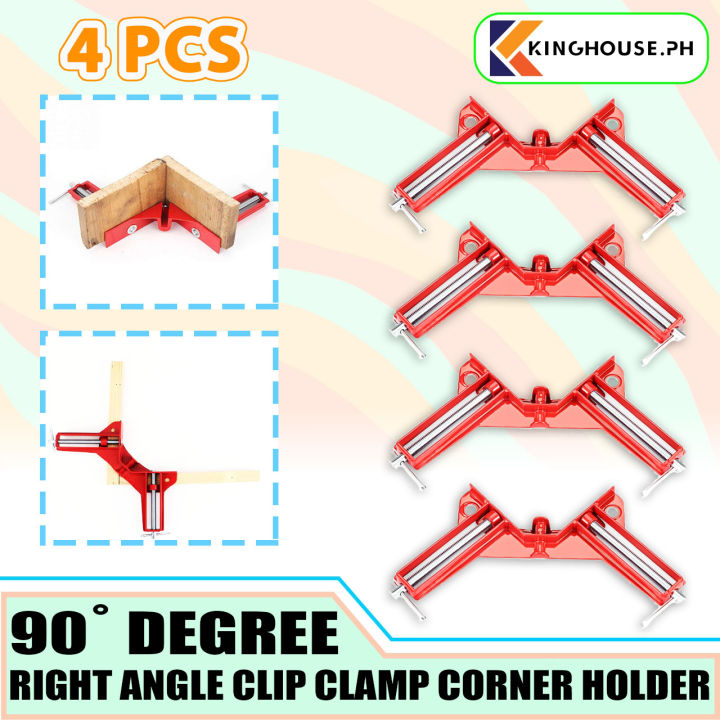 Corner Clamps 4pcs 90 Degree Right Angle Clamp Mitre Clamp for Wood
