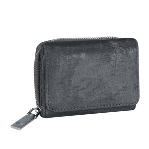 Royal Bagger Trifold Mini Short Wallet Portable Solid Color RFID Card Holder Genuine Leather Coin Purse for Daily Use 1919
