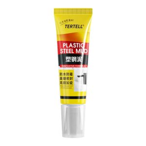 AGONIE SPORTS 1Pcs Waterproof Plastic Steel Mud 120ml White Epoxy Paste Mildew Proof Caulking Glue Bathroom Toilet