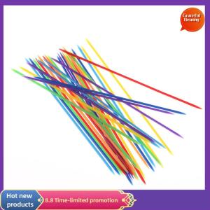 Graceful 30pcs set Classic Plastic Pick Up Sticks Set Traditional Game Toy