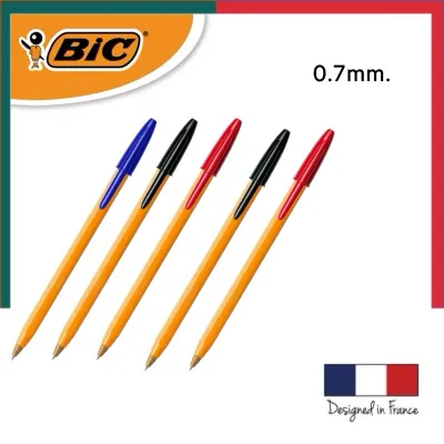 ปากกา ลูกลื่น BIC ปากกาบิก รุ่นหายาก เขียนลื่น [1 แท่ง] 0.7mm หมึกน้ำเงิน/แดง/ดำ ปากกาสวมปลอก BIG ปากกาบิค UBMarketing