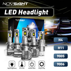 Novsight N62 Lampu LED Mobil H4 H11 HB3 HB4 22000LM High/low Kit Lampu Depan LED Sorot Tinggi Super Terang
