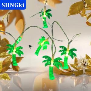 [COD] 🔥🔥🔥SHNGki Mùa hè Hawaii ánh sáng chuỗi dứa Flamingo cây dừa ánh sáng chuỗi trái cây nhiệt đới ánh sáng trẻ em Hawaii sinh nhật đảng trang trí