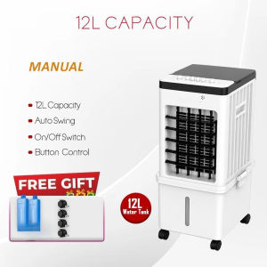 KONKA  Air Cooler Fan 12L Capacity 3 Speed Fan Swing (Free 4 ice gel pack) Fan Kipas Sejuk Honeycomb Filter 冷风机