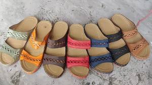 [Free Shipping] New Style Casual WomenS Sandals With A Wedge Heel Featuring Retro Stitching Non-Slip Soles Lightweight Design And Comfortable Soft Insoles