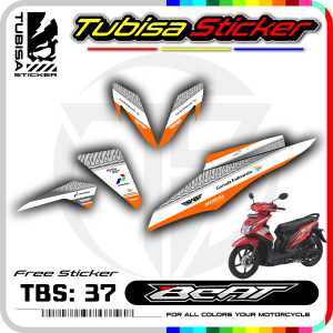 Sticker Striping Variasi Beat FI - Stiker Sticker Striping Variasi Motor Beat FI. TBS.37