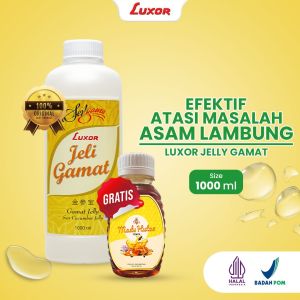 Luxor Jeli Gamat Golden Sea Cucumber 1000 ml ORIGINAL – Untuk Lambung Sendi & Kulit