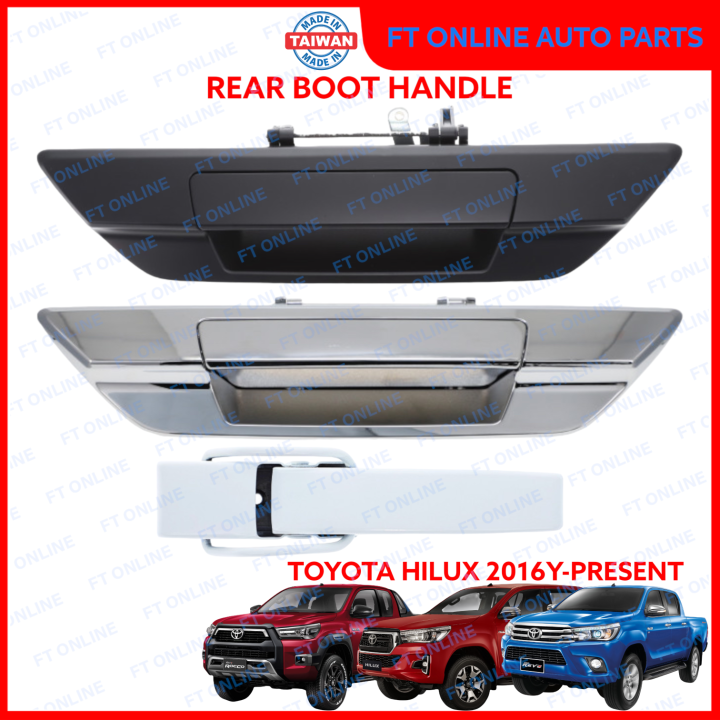TOYOTA HILUX 2016-PRESENT GUN125 GUN126 GUN135 HANDLE TAILGATE REAR ...