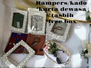 Hampers/Parcel/Souvernir Koko kurtaTasbih plus BOX