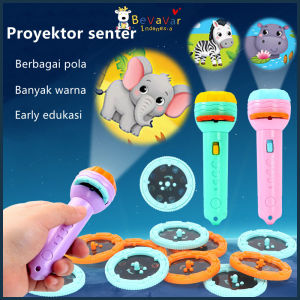 Bevavar Mainan proyektor anak Dengan Lampu Untuk Edukasi