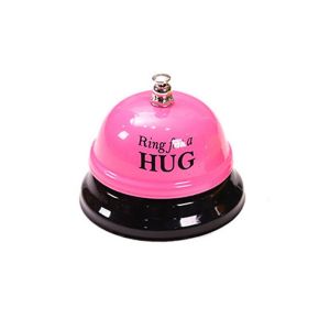 MODAQUICK Ringbell Desk Call Bell Iron Craft Cute Metal Service Bell Funny Novelty Dinner Reminder Bell Meal Bell Reminder
