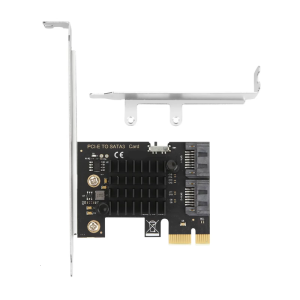 PCIE 1X SATA3.0 2 Port with Low Profile Bracket PCIE to SATA3.0 6Gbps Controller PCIE to SATA3.0 Expansion