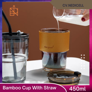 Tumbler Bamboo With Straw: Embracing Authentic Aesthetic Glass Cup