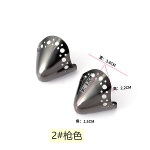[Free Shipping] Metal Toe Protector For High Heels Anti-Kick Decorative Covers Wear And Tear On The Tip Of The Shoe