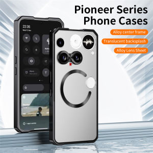 Case For Nothing Phone 3 Phone3 For Aluminium Alloy Metal Frame Back Cover Matte Transparent Shell Bumper