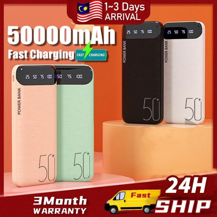 50000mAh PowerBank Portable Digital Display Dual Input Dual Output ...