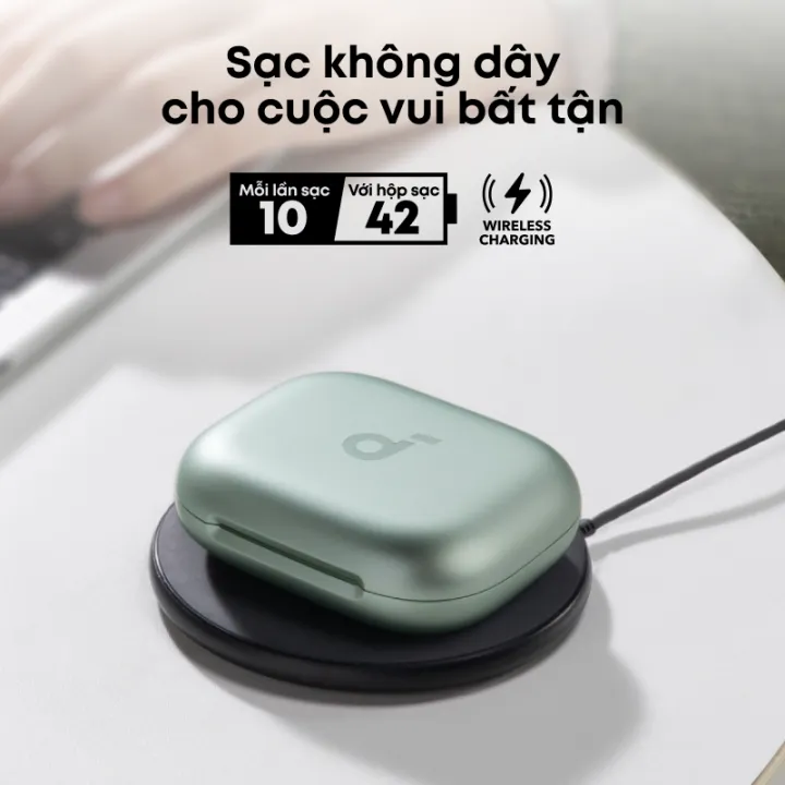 Tai Nghe Bluetooth Kẹp Tai Anker soundcore AeroFit 2, Âm Thanh Hi-Res, Đeo Êm, Điều Chỉnh Linh Hoạt | BigBuy360 - bigbuy360.vn