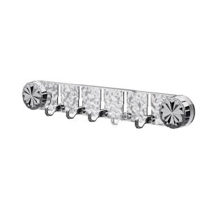 Suction Cup Storage Rack Crystal Suction Cup Shelf Bathroom Wall Mounted Bathroom Shelf Hanging Bathroom Organizer