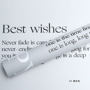 20 LEMBAR Kertas Buket Bunga Flower Wrapping Paper Motif Quotes KB6133