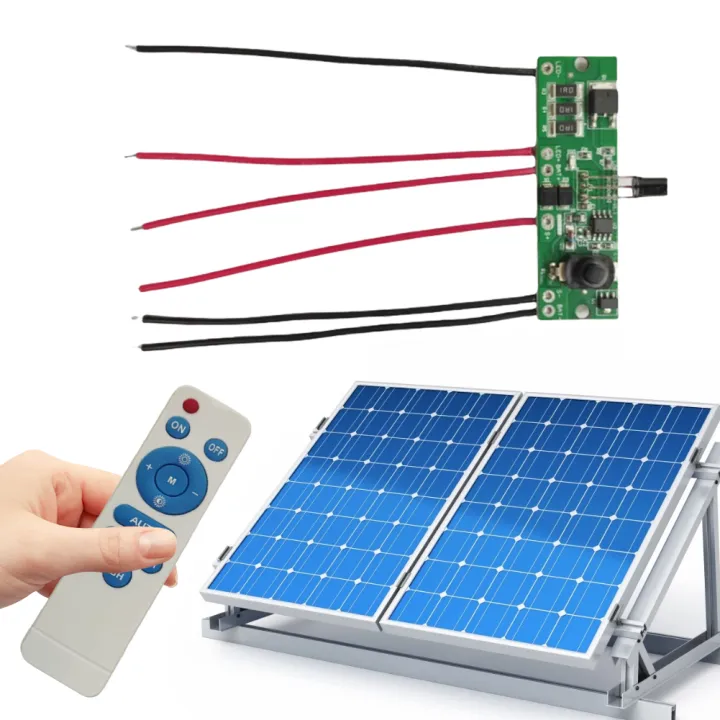 [HomeToolss]Solar Panel Control Circuit Board 3.2V 3.7V with Remote for ...