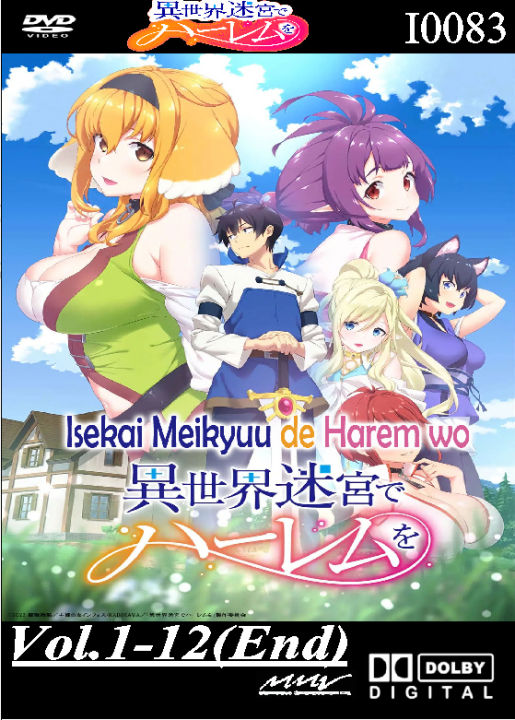 DVD Anime Isekai Meikyuu de Harem wo / Harem in the Labyrinth of ...