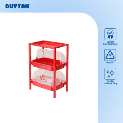 Kệ nắp Nhỏ 2 tầng 3 tầng Kệ đa năng có nắp Nhựa Duy Tân nhựa cao cấp đựng chén bát vật dụng tiện lợi an toàn
