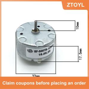 【ZTOYL】 1 chiếc RF500TB-12560 Mabuchi động cơ máy phun động cơ DC 1.5V 6V 12V 4600RPM 32mm