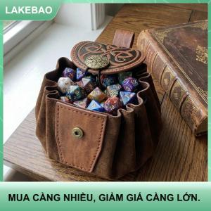 【LAKEBAO】 Dnd Dây Kéo Túi PU Da Pouch Dễ Thương Khay Cho Dungeons Rồng Trò Chơi Lưu Trữ Quà Tặng Cho Các Game Thủ