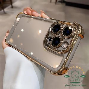 [เคส iPhone16] เคสศัพท์กันตกแบบถุงลม iphone16 Pro Max 15 14 13 12 11 เคสสำหรับ iPhone เคสซิลิโคนนุ่ม TPU กันกระแทก