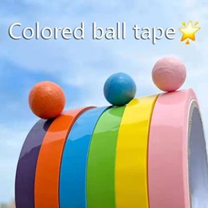 3PCS Childrens novelty decompression tape DIY sticky ball tape compression toy candy color tape decompression 1.2cm*30m