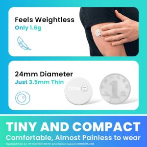 Ottai CGM Continuous Glucose Monitoring System Malaysia Version 3 Full Sets 42 Days 24 Hours Real-Time Blood Sugar Monitoring Sensor Kit