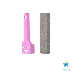 Tookdee หินขัดชักโครก ขัดคราบชักโครก ทำความสะอาดห้องน้ำ ขจัดคราบฝังแน่น Toilet brush
