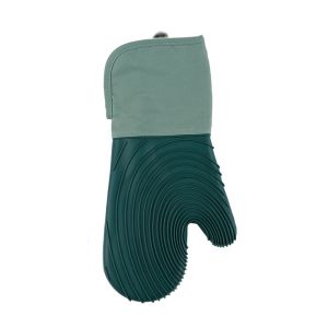 WARM HOUSEWORK Extra Long Silicone Oven Mitt Heat Resistant Flexible Oven Gloves Essentials Waterproof Baking Gloves for Home