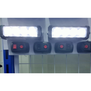 Lampu Tembak Motor/Mobil Sorot Led Running Super Terang 4 Mata 8 Mode Senja Harga Sudah Sepaket Kanan Kiri Sudah Dengan saklar Switch ON OFF Motor Mobil Tembak Sorot Breket