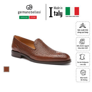 Giày Tây Lười Nam Công Sở Loafer Bằng Da Thật Cao Cấp - Germano Bellesi - Sản Xuất Thủ công Tại Italy_228