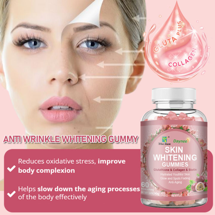 biaozhen Daynee skin whitening gummies gummy bears glutathione anti-aging