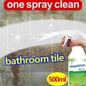 Tiles cleaner stain remover 500ml Bathroom limescale toilet bowl sinks glass Detergent Dirt cleaner