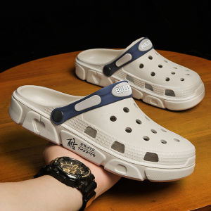 Kasut gua untuk lelaki gaya baru musim panas yang tidak licin dan selesa memakai sandal pantai dengan dasar lembut rentas sempadan.