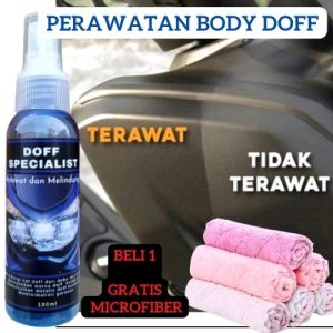 serum perawatan body doff specialis ukuran 100 ml gratis microfiber