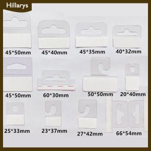 [Hillarys] 100pcs PVC SLOT HOLE กาวแขวนแท็ก Hook merchandise BOX BAG hanger DISPLAY