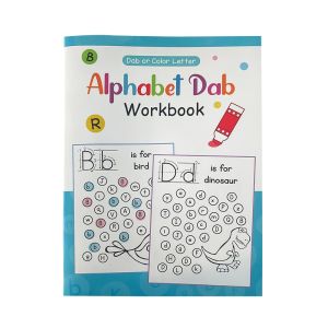 MINIFELE 262 Educational Alphabet Dab Workbook Find and Coloring Letters Exercise Tracing Letters Workbook High Quality Learning Alphabet Directed Drawing Kindergarten Teaching Aids