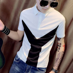 Áo Polo áo polo nam cộc tay chất cotton cách điệu phong cách năng động cá tính H20