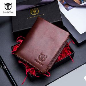 BULLCAPTAIN Mens Leather Wallet: A High-Quality Brush Design & Anti-Theft Solution