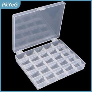 PkYeG 25 36 CuộN bobbins Máy may rỗng bobbin trường hợp tổ chức hộp lưu trữ