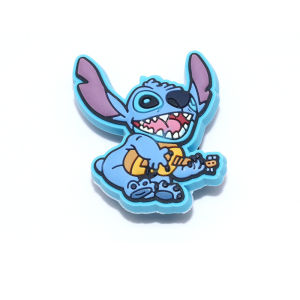 cross jibbitz charm รองเท้าหัวเข็มขัดรองเท้าอุปกรณ์เสริมรองเท้าดอกไม้ Stitch การ์ตูนอะนิเมะรองเท้าอุปกรณ์เสริม