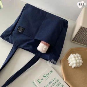 🌟SG STOCK🌟Canvas Bag  New Korean Style Shoulder Bag Handbag Large Capacity Tutoring Book Bag