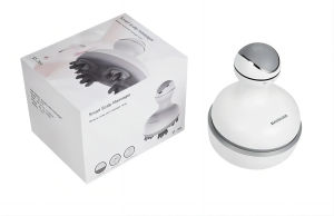 Cordless Scalp Massager with 4 Interchangeable Head Deep Cleanse Stress Relax Tool for Hair Growth Body Muscle Relaxation