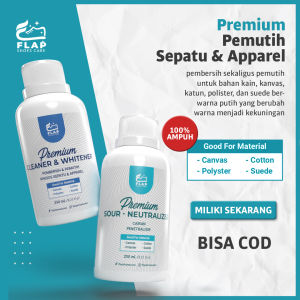 Flap Shoes Care Pemutih Sepatu Canvas